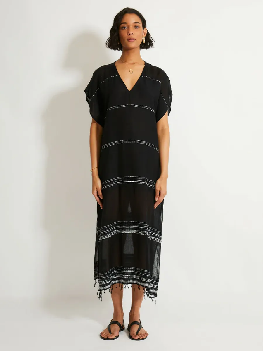 DALILA | V Neck Caftan<lemlem Clearance