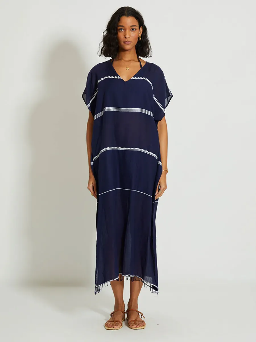 DALILA | V Neck Caftan<lemlem Best