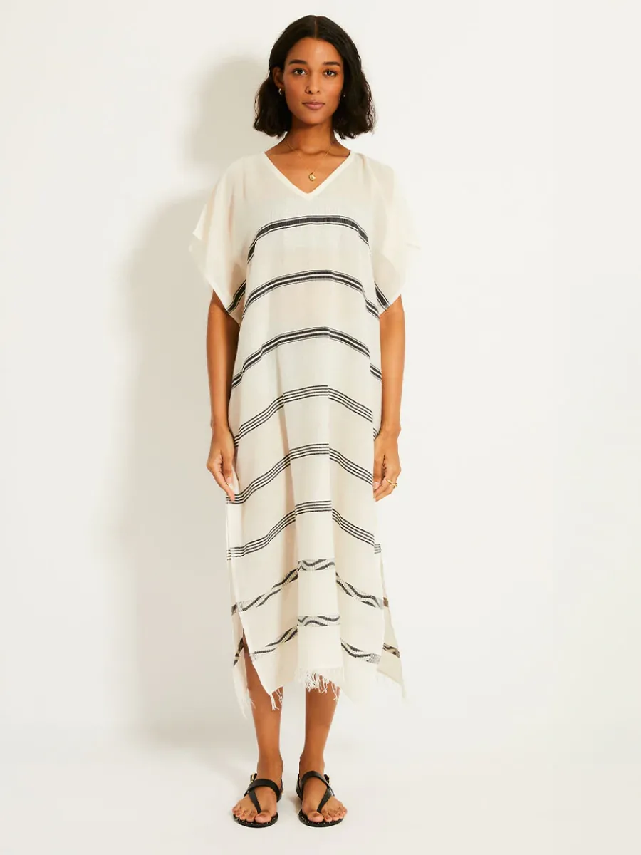 DALILA | V Neck Caftan<lemlem Discount
