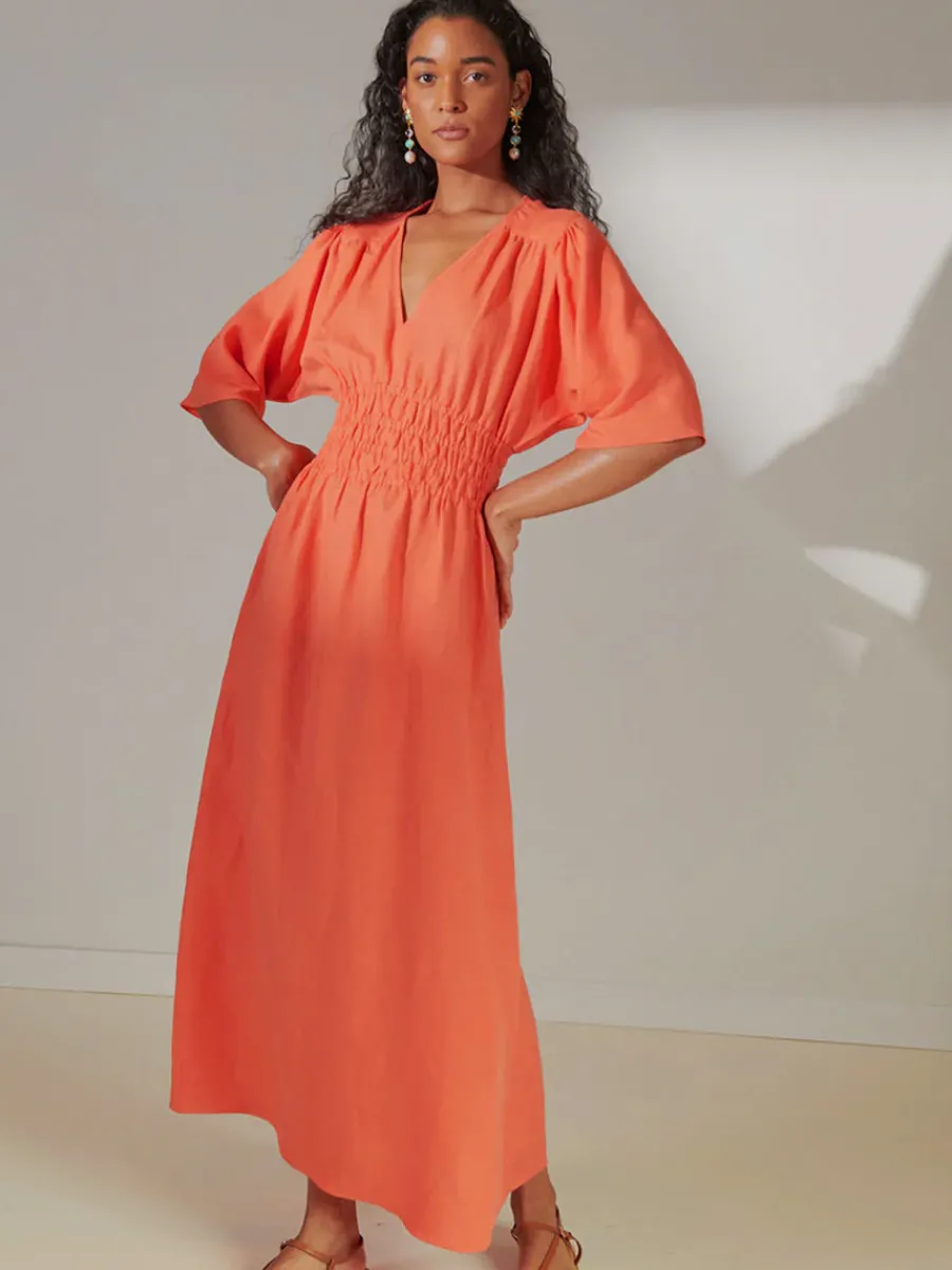 HERMONA | Plunge Dress<lemlem New