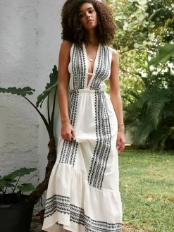 LELISA | V Neck Dress<lemlem Clearance