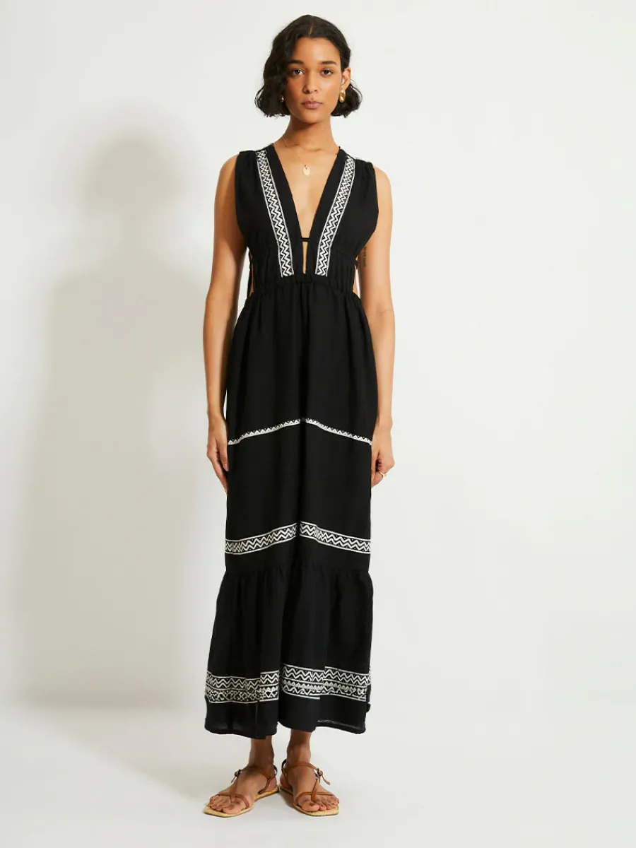 LELISA | V Neck Dress<lemlem Fashion