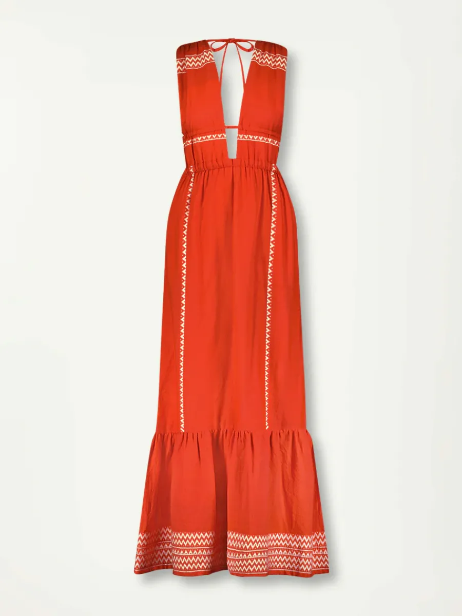 LELISA | V Neck Dress<lemlem Fashion