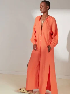 MAKEDA | Button Up Dress<lemlem Clearance
