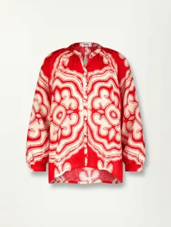 MITA | Button Up Blouse<lemlem Hot