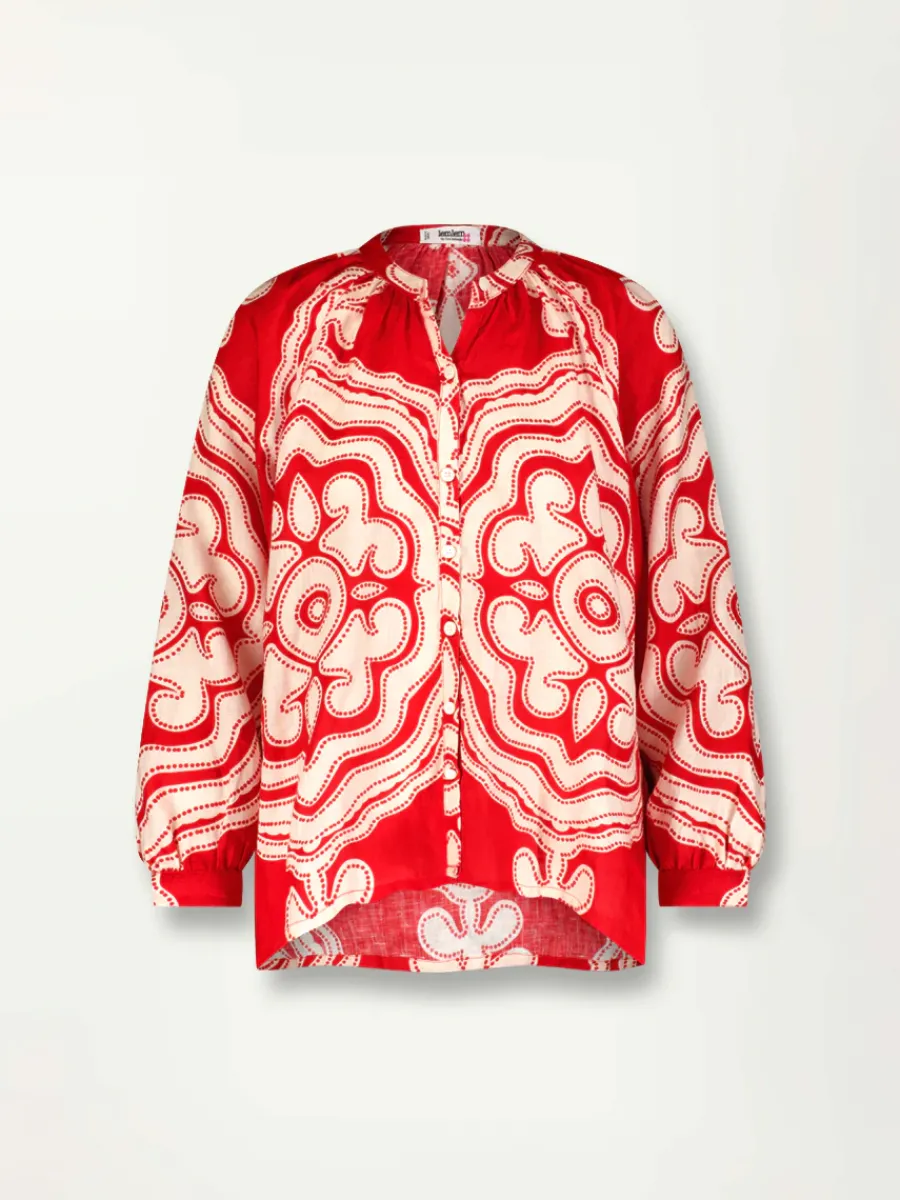 MITA | Button Up Blouse<lemlem Hot