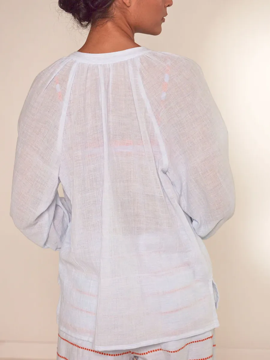 MITA | Button Up Blouse<lemlem Hot