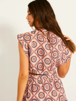 MUNA | Ruched Crop Top<lemlem Best